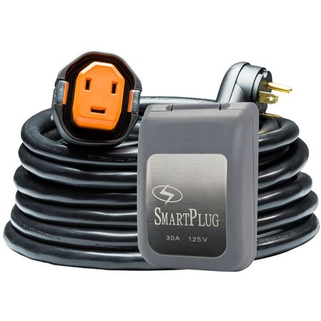 SMARTPLUG SmartPlug RV Kit 30 Amp 30&#39; Dual Configuration Cordset - Black (SP R30303BM30PG